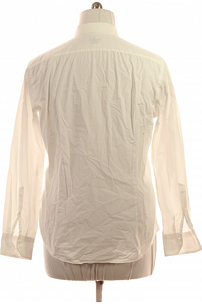 van Laack Pánská Bílá Košile Dlouhý Rukáv Business Ležérní Regular Fit Velikost 44 | van Laack | obrázek 2