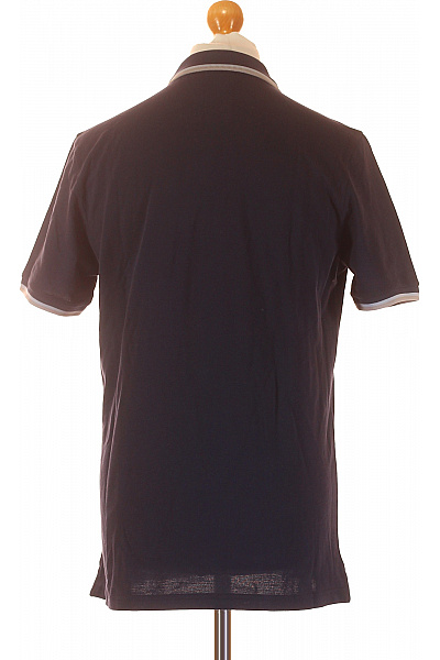 SIR RAYMOND TAILOR Pánské Polo Tričko Tmavě Modré Jednobarevné S Límečkem Krátký Rukáv Velikost l | SIR RAYMOND TAILOR | obrázek 2