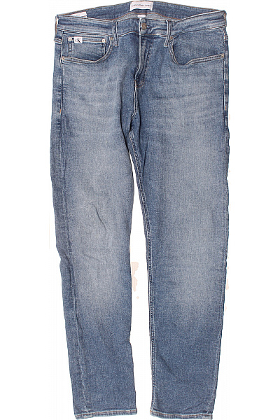Calvin Klein Pánské Rovné Džíny Modré Vel. 34/32