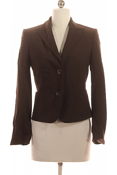 Dámské Sako Vlněné Hnědé RENÉ LEZARD Vel. 34 | RENÉ LEZARD | obrázek 2