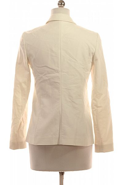 HALLHUBER Dámský krémový blejzr vypasovaný jednořadé s jedním knoflíkem elegantní jarní Velikost 34 | HALLHUBER | obrázek 2