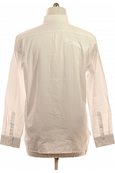 ted baker Pánská bílá košile dlouhý rukáv elegantní business regular fit Velikost XXL | ted baker | obrázek 2