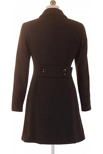 LIST Dámský krátký dvouřadý kabát elegantní podzimní moderní šedý Velikost 40 | LIST | obrázek 2