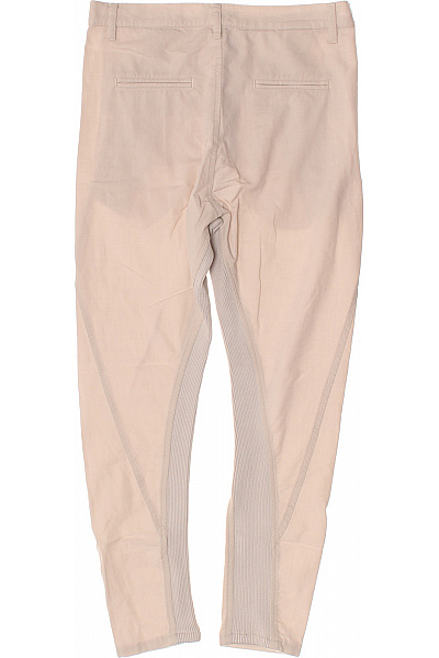 pinko Dámské vlněné kalhoty béžové žebrované volnočasové rovné Vel. EU 38 | pinko | obrázek 3