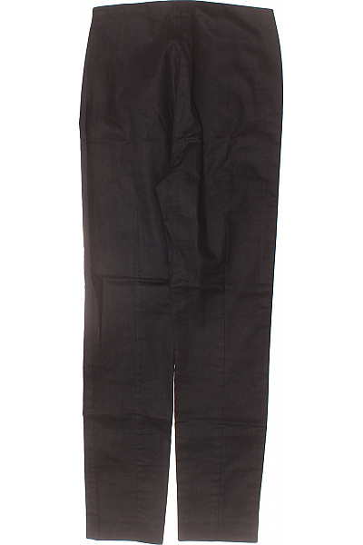 COS Dámské bavlněné černé kalhoty rovné elegantní ležérní s vysokým pasem Velikost XXS | COS | obrázek 3