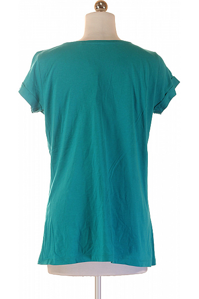 Esprit Dámské Tričko s Potiskem Modré Second hand Vel. S | Esprit | obrázek 2