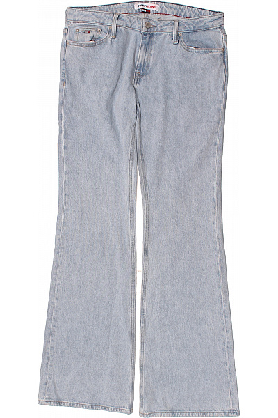 TOMMY HILFIGER Dámské Světle Modré Džíny Se širokými Nohavicemi Vintage Styl Vel. 31/34