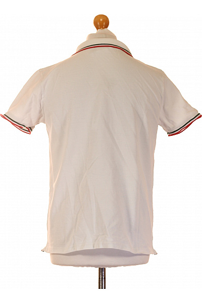 VERSACE Pánské bílé polo tričko s límečkem krátký rukáv basic Velikost M | VERSACE | obrázek 3