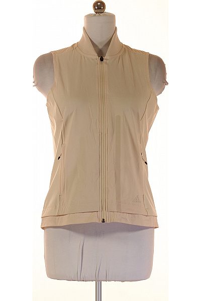 ADIDAS Dámská Vesta Béžová Second Hand Vel. S
