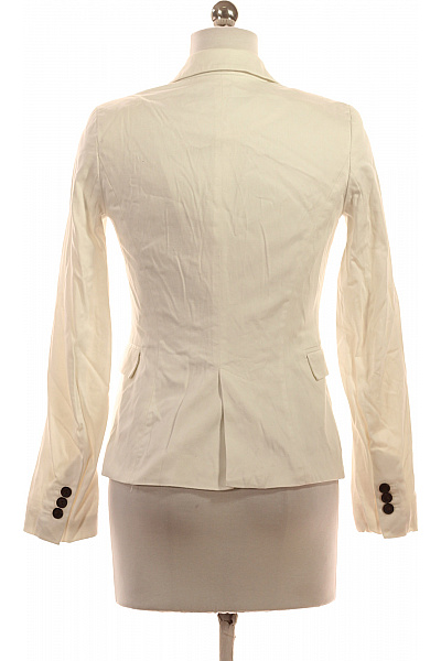 ZARA Dámské bílé vypasované sako elegantní jednořadé s jedním knoflíkem Vel. XS | ZARA | obrázek 2
