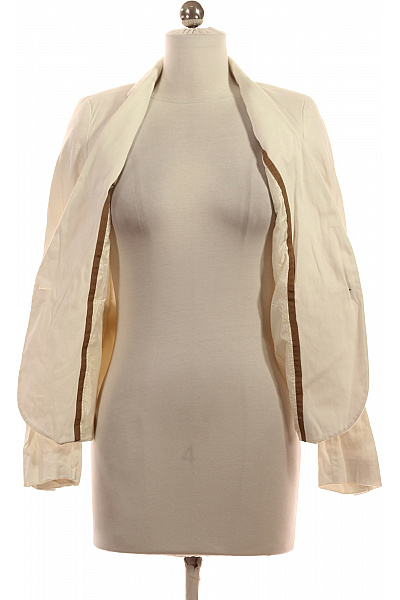 ZARA Dámské bílé vypasované sako elegantní jednořadé s jedním knoflíkem Vel. XS | ZARA | obrázek 3