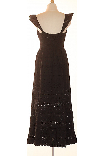 Guess Dámské černé krajkové letní šaty maxi s rozparkem Vel. m | Guess | obrázek 3