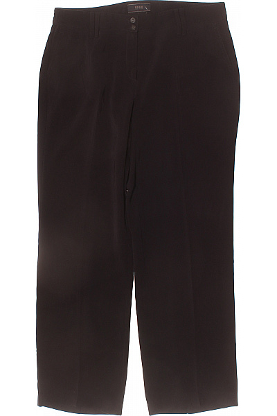 BRAX Dámské polyesterové černé oblekové volné rovné elegantní kalhoty Velikost EU 42 | BRAX | obrázek 2