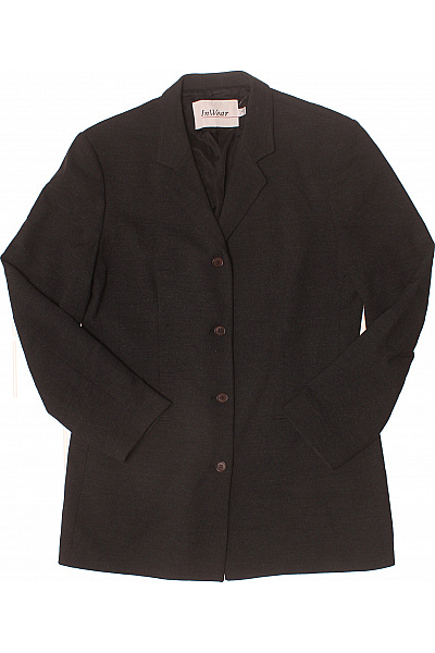 InWear Dámský Tmavý Sako Elegantní Klasický Projmutý Kabát K Obleku Velikost 42