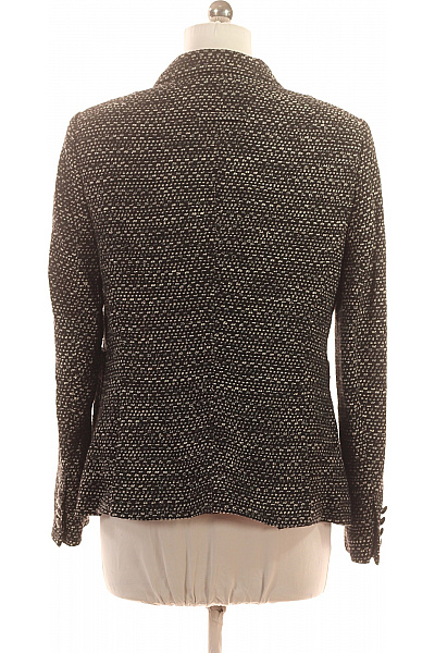 MARC AUREL Dámské sako teplé elegantní vypasované vzorované černobílé na běžné nošení Velikost 42 | MARC AUREL | obrázek 3