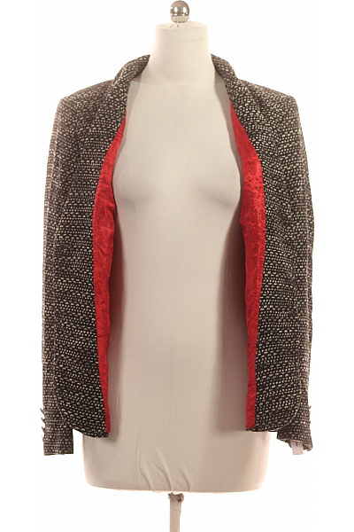 MARC AUREL Dámské sako teplé elegantní vypasované vzorované černobílé na běžné nošení Velikost 42 | MARC AUREL | obrázek 4