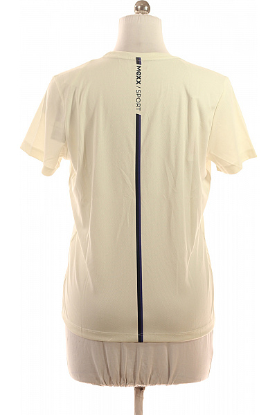 Mexx Dámské polyesterové sportovní tričko krk krátký rukáv jednobarevné krémové Vel. l | Mexx | obrázek 2