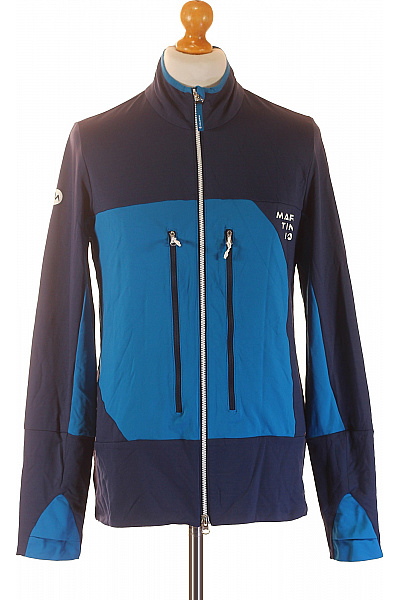 MARTINI Pánská polyamidová outdoorová mikina modrá sportovní funkční na zip Velikost m | MARTINI | obrázek 2