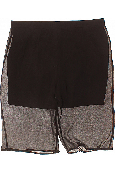 COS Dámské černé polyesterové šortky volné průsvitné ležérní moderní Vel. EU 38 | COS | obrázek 2