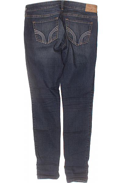 Hollister Dámské modré strečové džíny skinny seprané úzké Vel. W26 | Hollister | obrázek 2