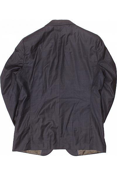 Eduard Dressler Pánský společenský oblek tmavě šedý jemný vzor vlněný dvouřadý Vel. 52 | Eduard Dressler | obrázek 3