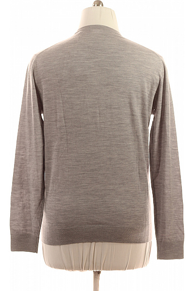 Seidensticker Pánský Merino pulovr světle šedý tenký V-výstřih basic Vel. xl | Seidensticker | obrázek 3