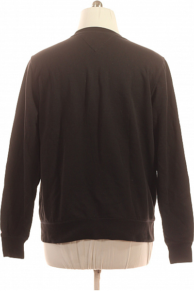 TOMMY HILFIGER Pánská černá mikina přes hlavu s dlouhým rukávem streetwear Vel. xl | TOMMY HILFIGER | obrázek 3