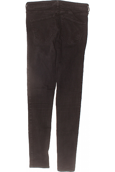 Hollister Dámské černé skinny džíny strečové s vysokým pasem Vel. W29 | Hollister | obrázek 2