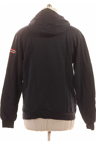 Geographical Norway Pánská bavlněná modrá mikina s kapucí a výšivkou Norway přes hlavu Velikost EU XXL | Geographical Norway | obrázek 2