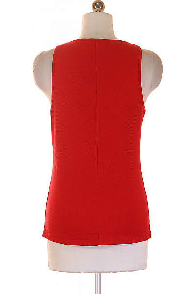 LAWRENCE GREY Dámské viskózové červené tílko basic bez rukávů žebrovaný střih Vel. 40 | LAWRENCE GREY | obrázek 2