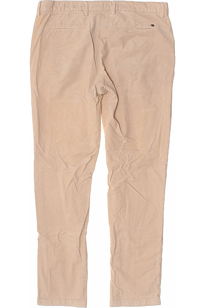 massimo dutti Dámské Béžové Manšestrové Chinos Kalhoty Ležérní Rovné S Kapsami Vel. EU 44 | massimo dutti | obrázek 3