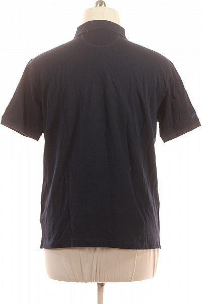 Pánské tmavě modré polo tričko s krátkým rukávem a výšivkou Velikost xxl | Unimoda | obrázek 3