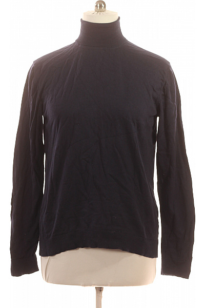 LAWRENCE GREY Pánský tmavě modrý rolák basic přes hlavu elegantní podzimní jarní tenký Velikost L | LAWRENCE GREY | obrázek 2