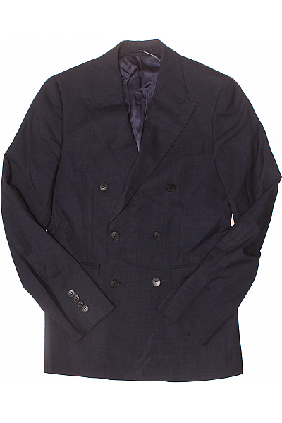 DOUGLAS HAYWARD Pánský tmavě modrý dvouřadý oblek sako kalhoty Velikost 46 | DOUGLAS HAYWARD | obrázek 2