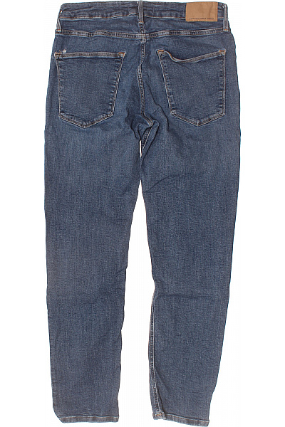 JACK & JONES Pánské modré džíny klasické rovné seprané s kapsami Velikost 32/32 | JACK & JONES | obrázek 2