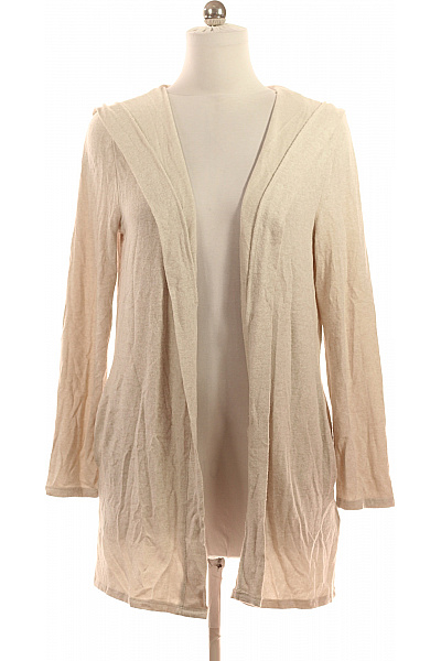 TOM TAILOR Dámský kardigan béžový pletený s kapucí volný Velikost M | TOM TAILOR | obrázek 2