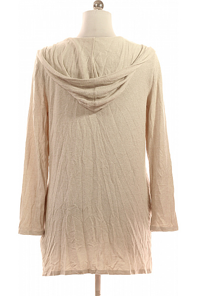 TOM TAILOR Dámský kardigan béžový pletený s kapucí volný Velikost M | TOM TAILOR | obrázek 3