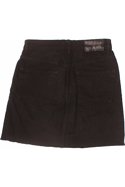 ZARA Dámská černá džínová mini sukně s vysokým pasem Vel. S | ZARA | obrázek 3
