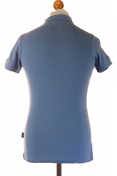 Galvanni Bavlněné modré polo tričko s krátkým rukávem a výšivkou Vel. m | Galvanni | obrázek 3