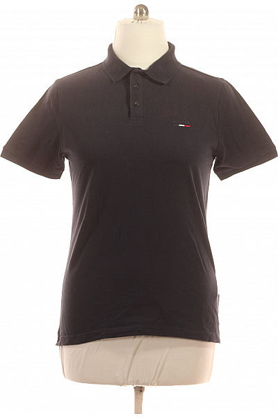 Hechter Polo Tričko S Krátkým Rukávem Jednobarevné Tmavé Vel. L