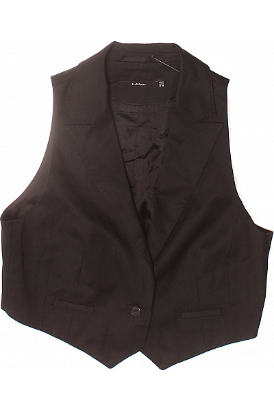 InWear Dámská černá elegantní krátká obleková vesta se zapínáním Vel. 42 | InWear | obrázek 2