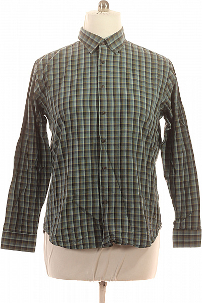 LAWRENCE GREY Pánská dlouhá košile kostkovaná ležérní regular fit Velikost 43/44 | LAWRENCE GREY | obrázek 2