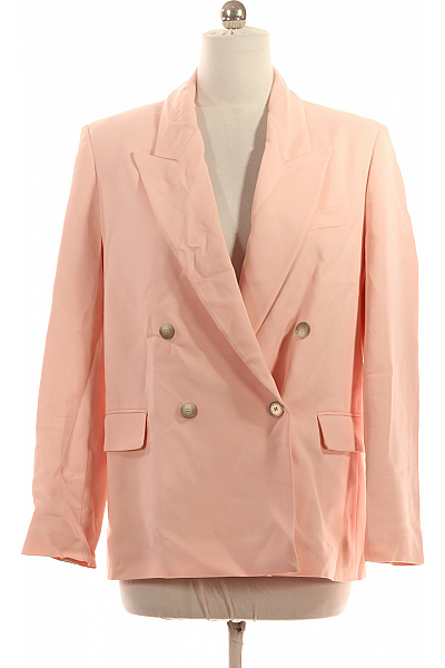JOSEPH Růžové dvouřadé sako elegantní business volnočasové moderní volný střih Velikost 40 | JOSEPH | obrázek 2