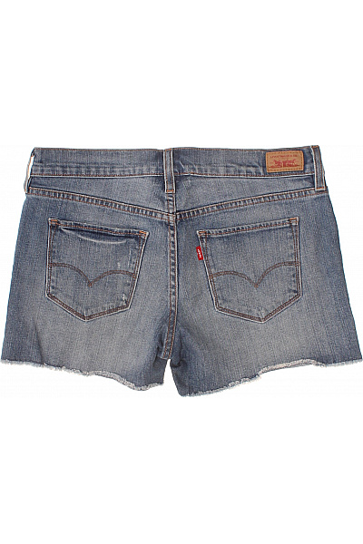 LEVIS Dámské modré riflové kraťasy letní ležérní s kapsami Velikost M | LEVIS | obrázek 3