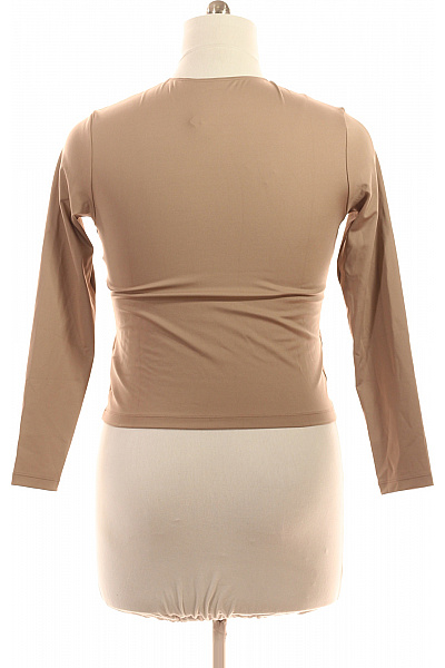 Gap Dámské tričko s dlouhým rukávem sportovní béžové s kapsou Velikost L | Gap | obrázek 2