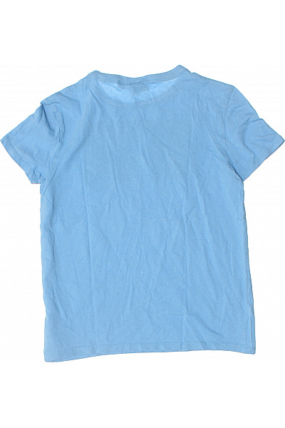 NAPAPIJRI Dětské chlapecké modré tričko s norským vlajkovým potiskem | NAPAPIJRI | obrázek 3