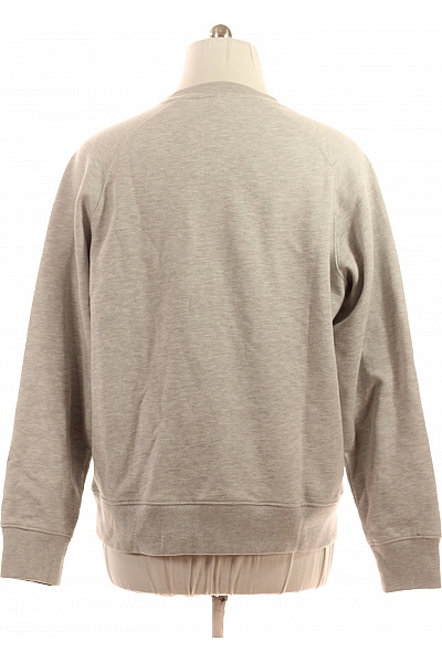 Woolrich Pánská bavlněná polyesterová šedá mikina přes hlavu crewneck s potiskem Vel. xl | Woolrich | obrázek 3