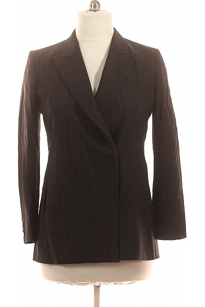 Max Mara vlněné dámské sako elegantní pruhované dvouřadé business jarní Velikost 42 | Max Mara | obrázek 2