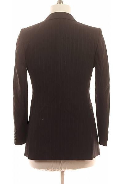 Max Mara vlněné dámské sako elegantní pruhované dvouřadé business jarní Velikost 42 | Max Mara | obrázek 3