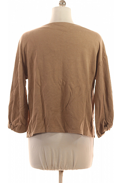 BETTY BARCLAY Béžová lyocellová halenka s kamínky podzimní volná oversize Velikost 42 | BETTY BARCLAY | obrázek 2